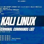 Kali Linux Terminal Commands list